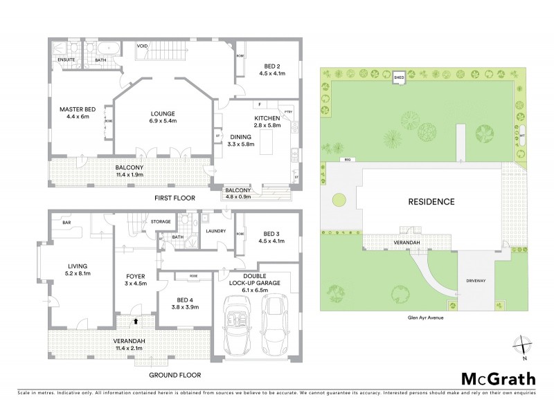 14 Glen Ayr Avenue, Yowie Bay NSW 2228 Floorplan