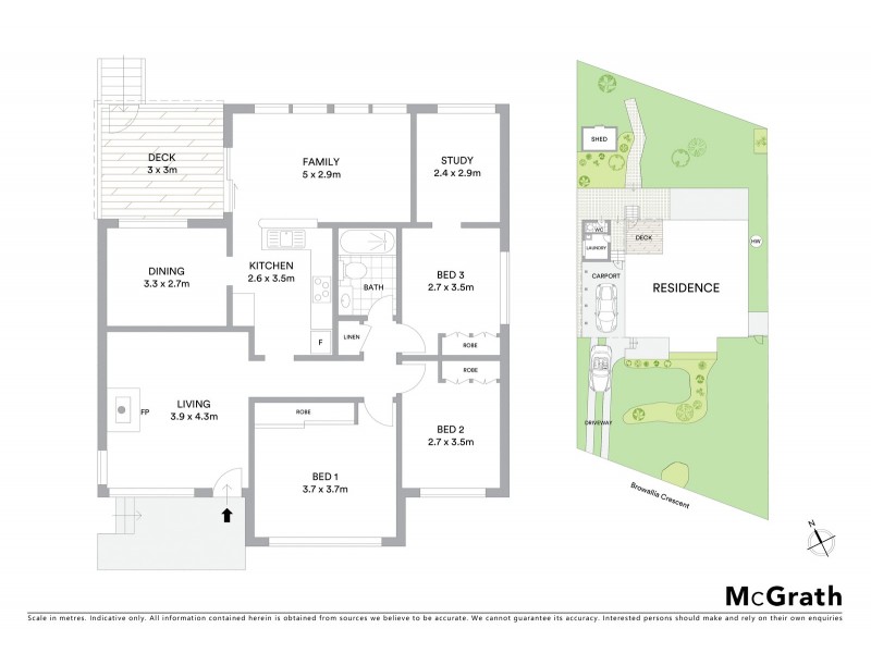 3 Browallia Crescent, Loftus NSW 2232 Floorplan