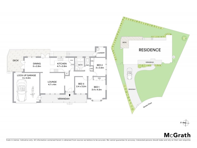 1 Sandra Place, Miranda NSW 2228 Floorplan