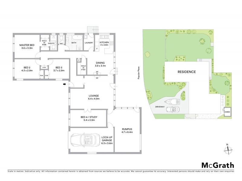 4 Poplar Place, Kirrawee NSW 2232 Floorplan