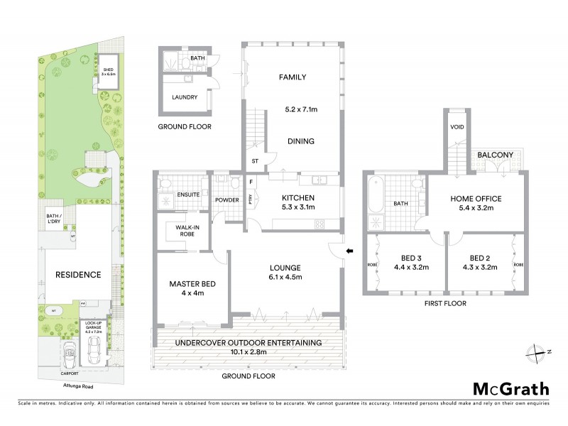 91 Attunga Road, Yowie Bay NSW 2228 Floorplan