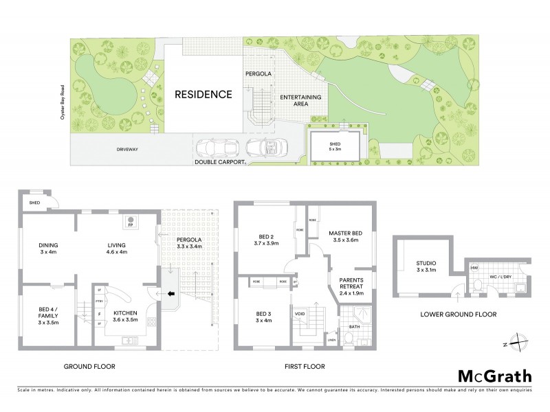 230 Oyster Bay Road, Como NSW 2226 Floorplan