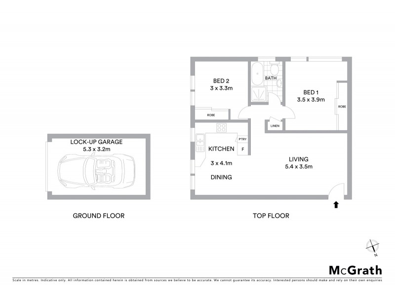 12/22 Hill Street, Woolooware NSW 2230 Floorplan