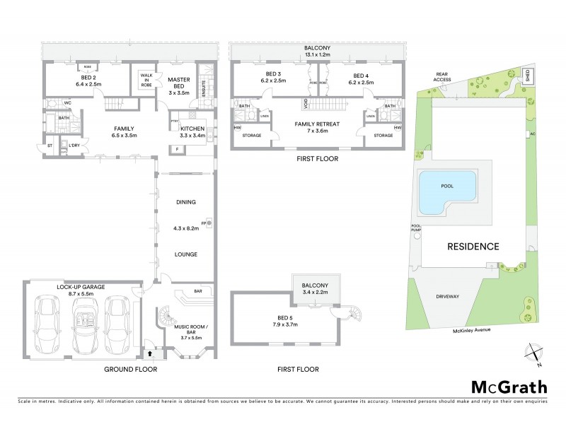 14 McKinley Avenue, Bonnet Bay NSW 2226 Floorplan