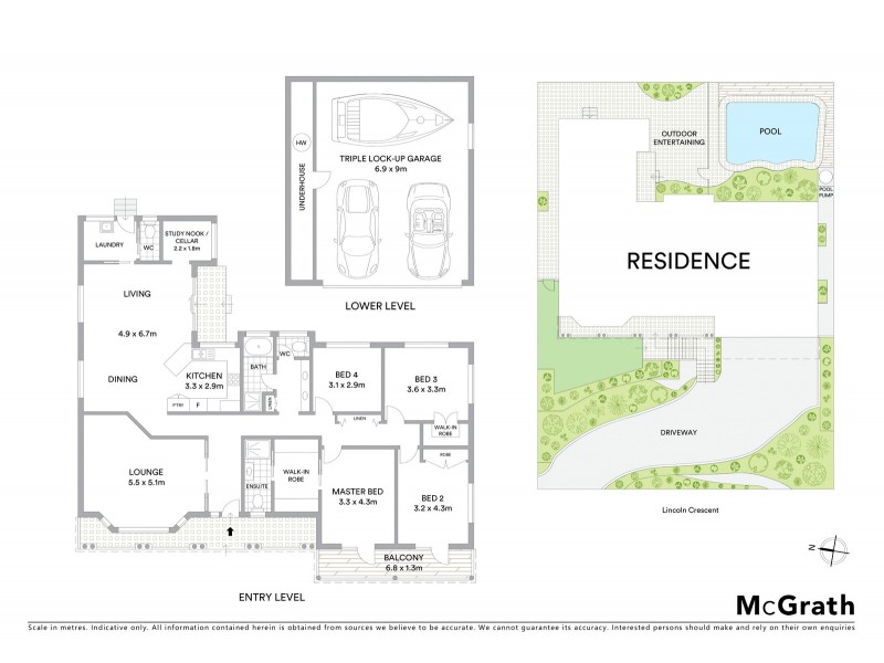 27 Lincoln Crescent, Bonnet Bay NSW 2226 Floorplan