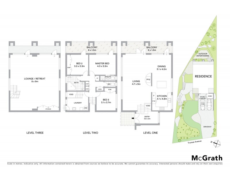 15 Truman Avenue, Bonnet Bay NSW 2226 Floorplan