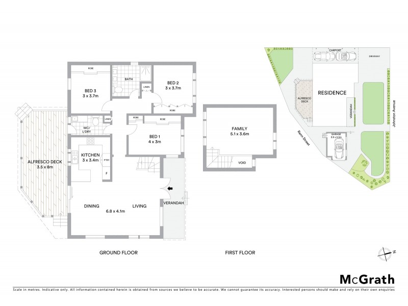 2 Johnston Avenue, Kogarah Bay NSW 2217 Floorplan