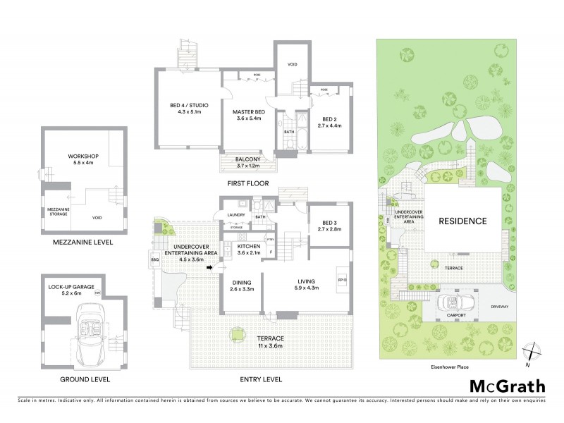12 Eisenhower Place, Bonnet Bay NSW 2226 Floorplan