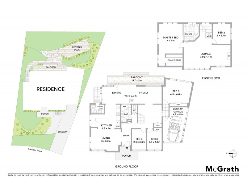 18 Madison Place, Bonnet Bay NSW 2226 Floorplan