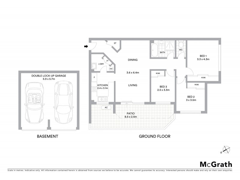 32/491 President Avenue, Sutherland NSW 2232 Floorplan