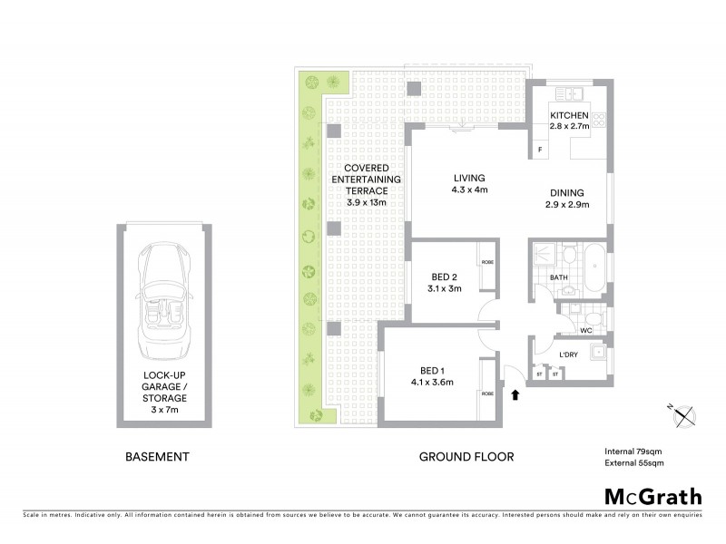 2/7 Waratah Street, Cronulla NSW 2230 Floorplan