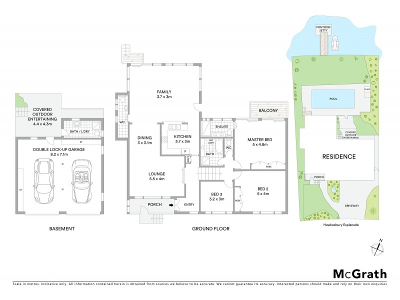 45 Hawkesbury Esplanade, Sylvania Waters NSW 2224 Floorplan