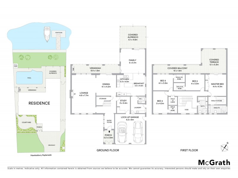 43 Hawkesbury Esplanade, Sylvania Waters NSW 2224 Floorplan
