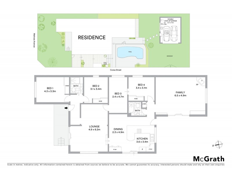 70 Melrose Avenue, Sylvania NSW 2224 Floorplan