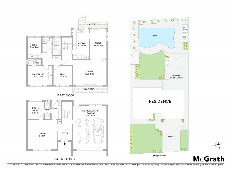 18 Hampton Road, Sylvania Waters NSW 2224 Floorplan