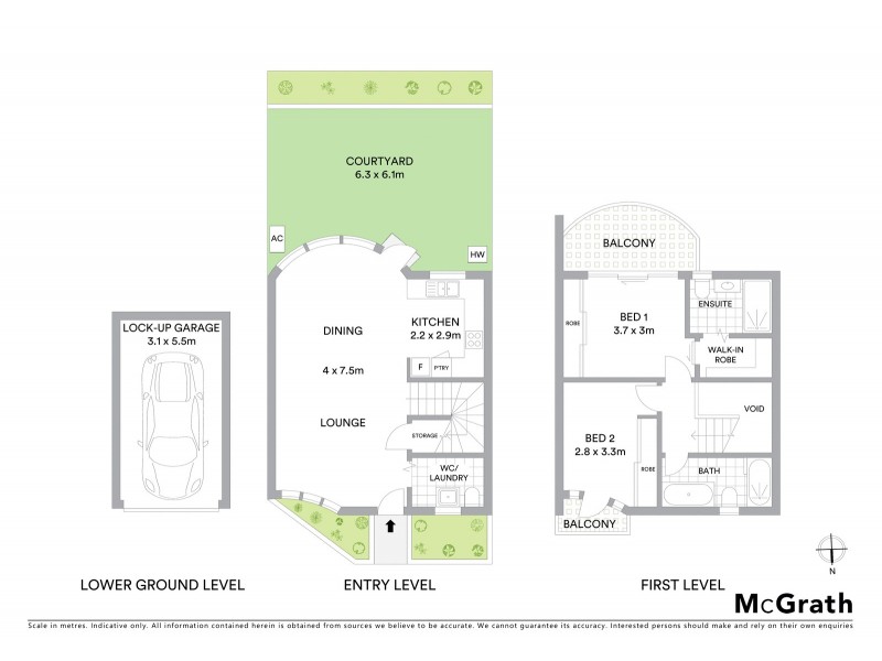 11/2 Mowbray Street, Sylvania NSW 2224 Floorplan
