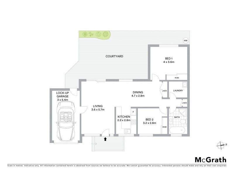 2/305-307 Box Road, Sylvania NSW 2224 Floorplan