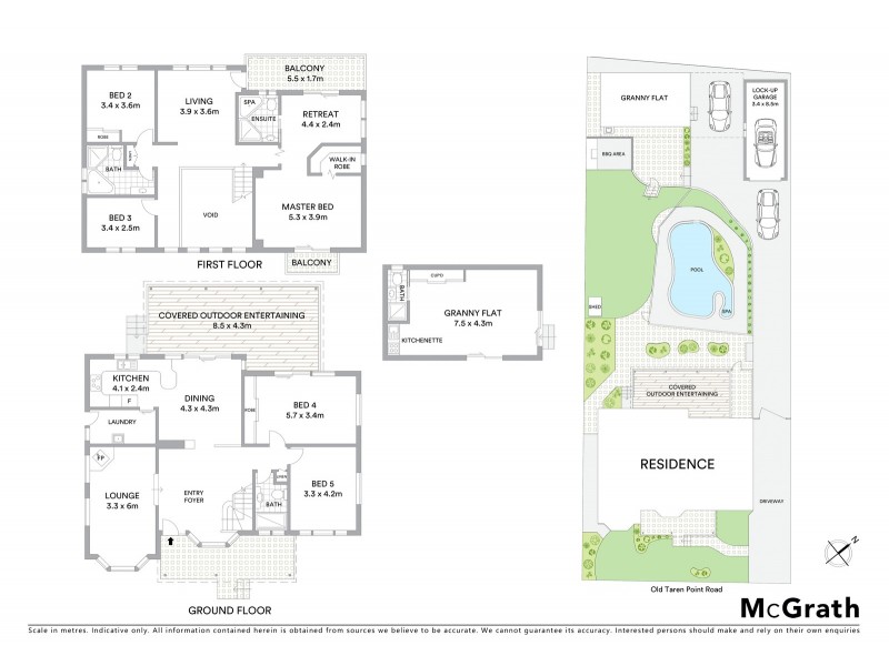 3 Old Taren Point Road, Taren Point NSW 2229 Floorplan
