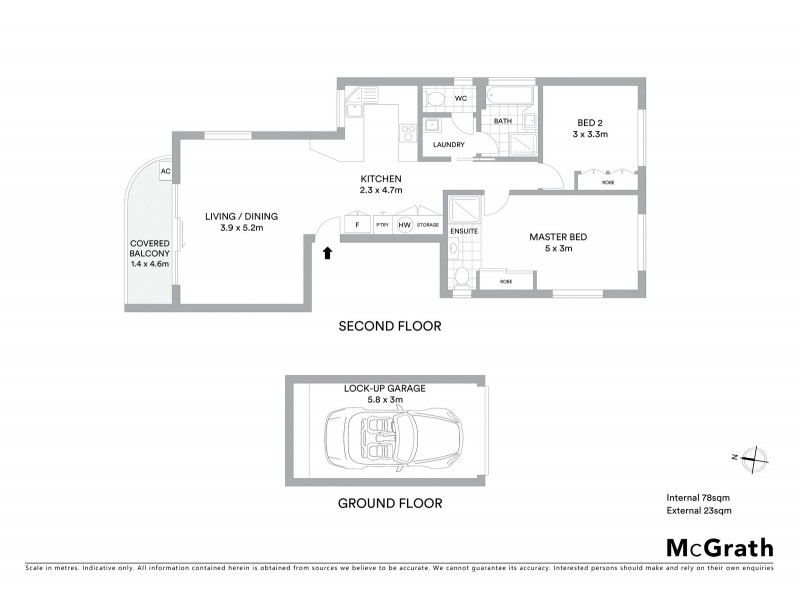 5/83 Buderim Avenue, Mooloolaba QLD 4557 Floorplan