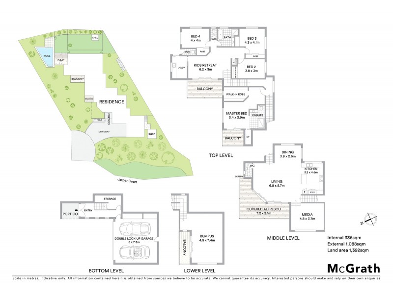 16 Jasper Court, Coolum Beach QLD 4573 Floorplan