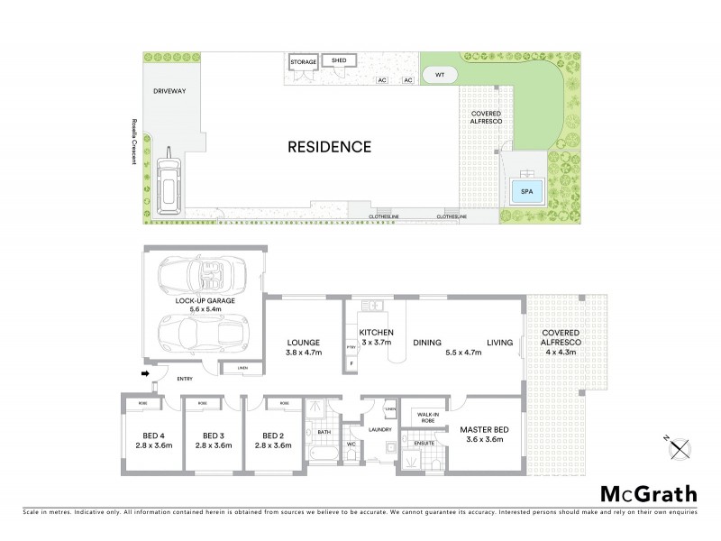 14 Rosella Crescent, Springfield Lakes QLD 4300 Floorplan