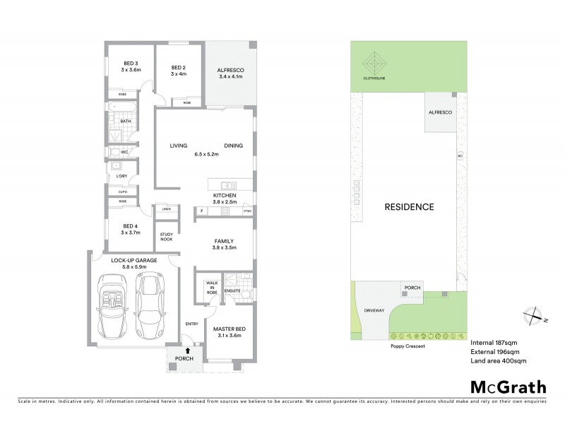 11 Poppy Crescent, Springfield Lakes QLD 4300 Floorplan
