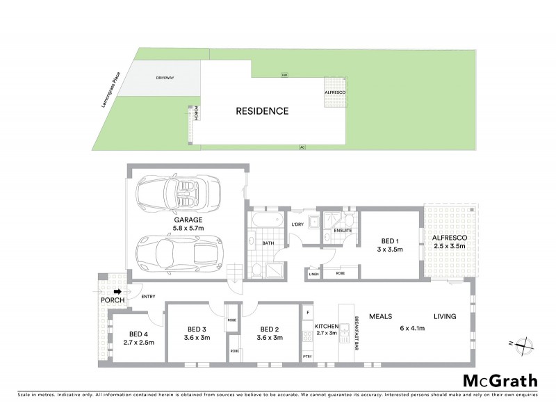 6 Lemongrass Place, Springfield Lakes QLD 4300 Floorplan