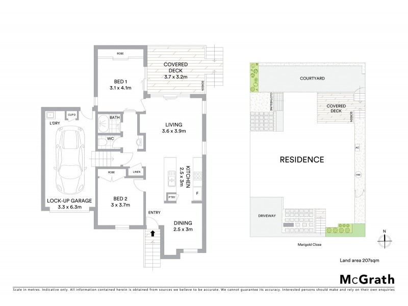 6 Marigold Close, Springfield Lakes QLD 4300 Floorplan
