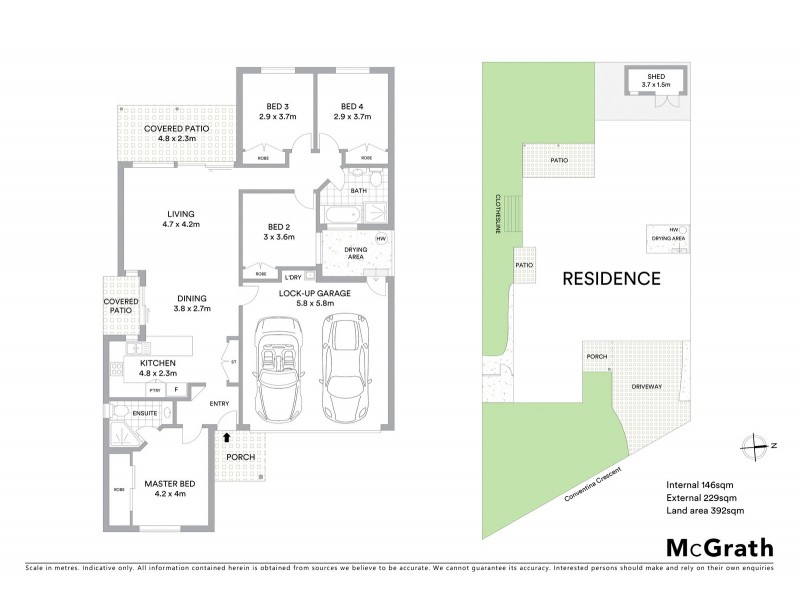 39 Coventina Crescent, Springfield Lakes QLD 4300 Floorplan