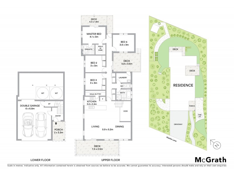 7 Wattle Lane, Springfield Lakes QLD 4300 Floorplan
