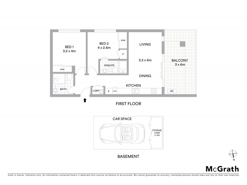 105/57 Station Street, Fairfield VIC 3078 Floorplan