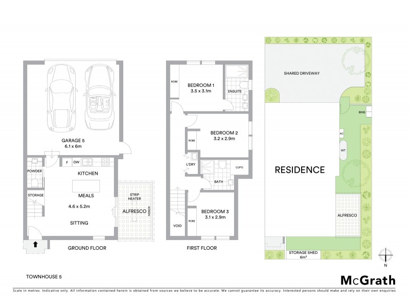 5/125 Grange Road, Fairfield VIC 3078 Floorplan
