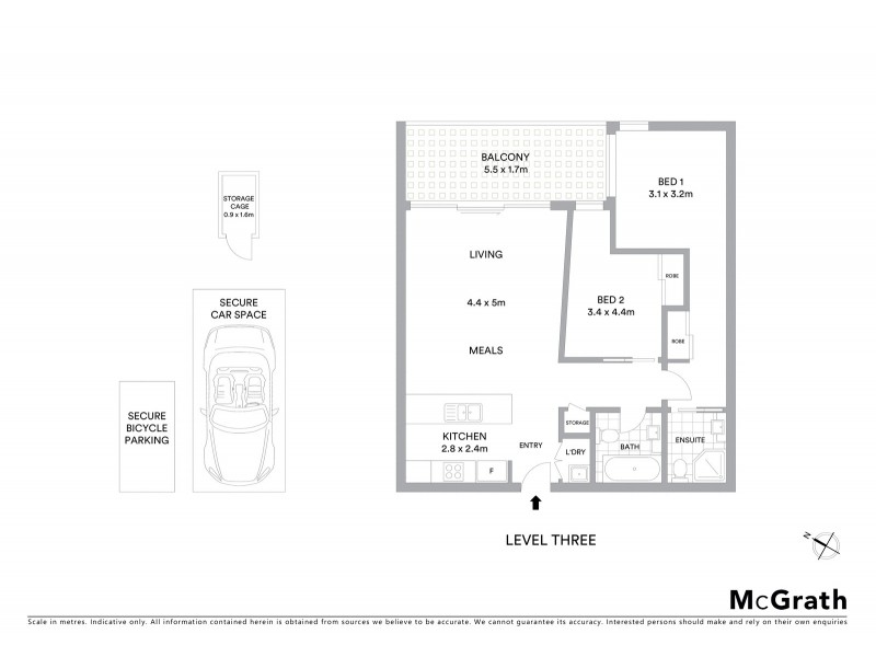 32/122 High Street, Preston VIC 3072 Floorplan