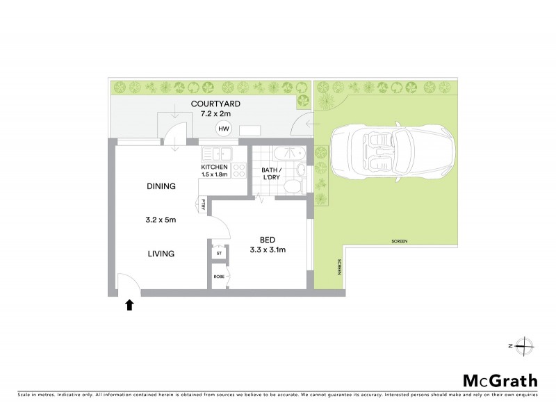 3/175 Gladstone Avenue, Northcote VIC 3070 Floorplan
