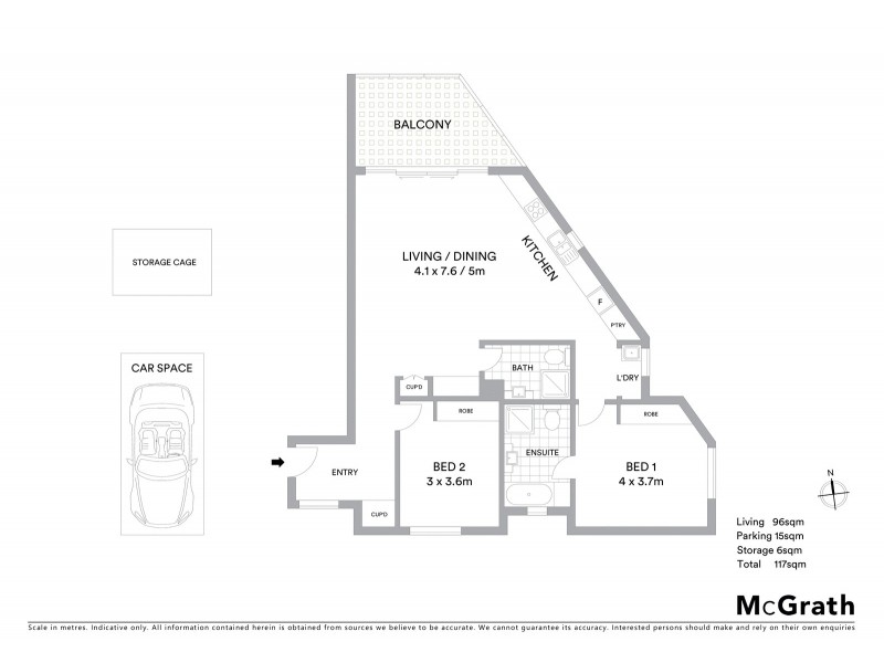 54/2 Warrangi Street, Turramurra NSW 2074 Floorplan