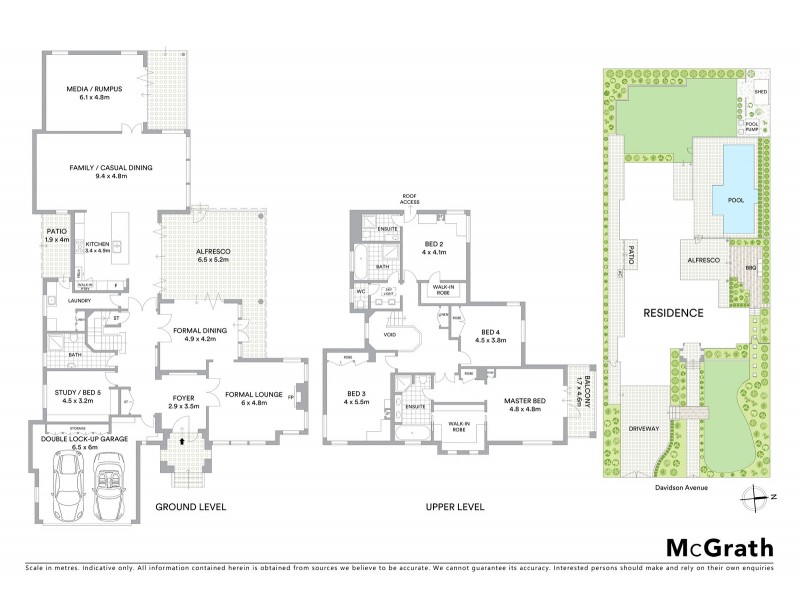 6 Davidson Avenue, Warrawee NSW 2074 Floorplan