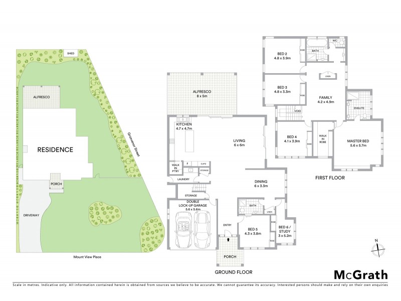 2 Mount View Place, Wahroonga NSW 2076 Floorplan