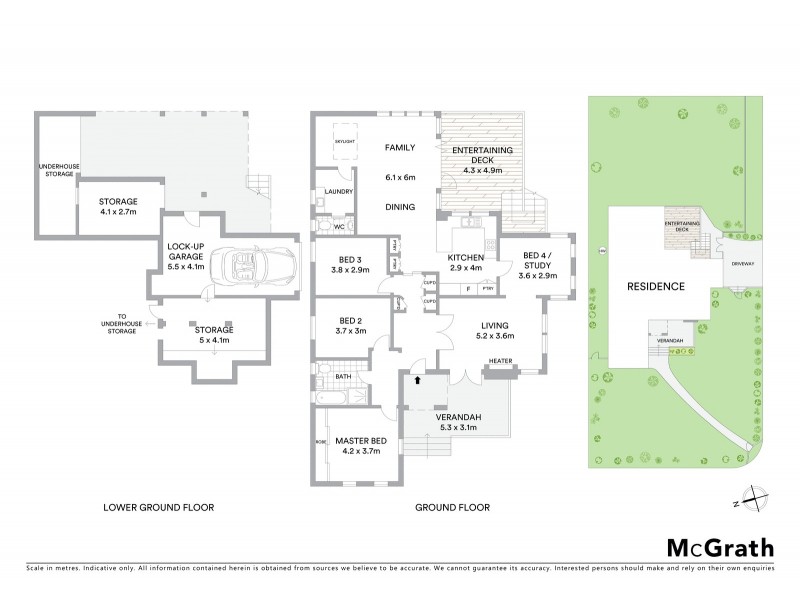 1 Georgann Street, Turramurra NSW 2074 Floorplan