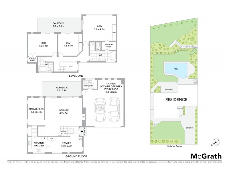 11 Satterley Avenue, Turramurra NSW 2074 Floorplan