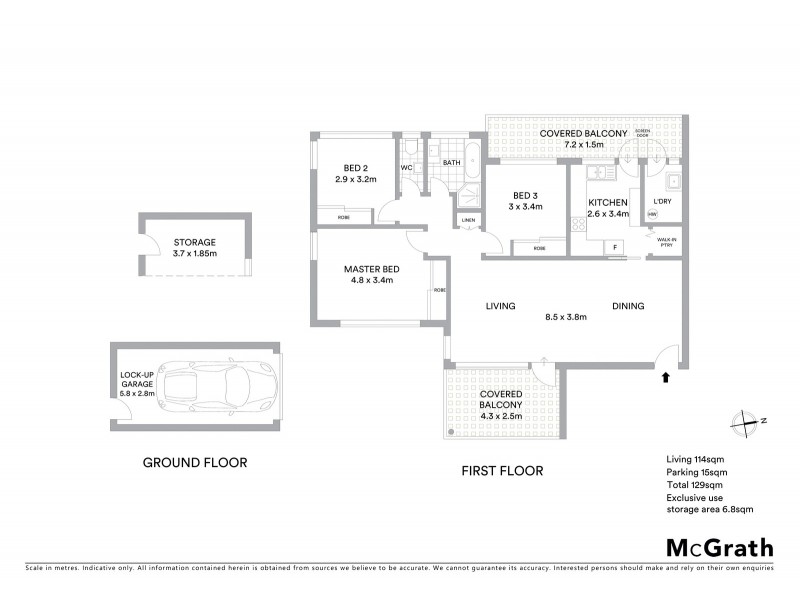 2/5 Pacific Highway, Wahroonga NSW 2076 Floorplan