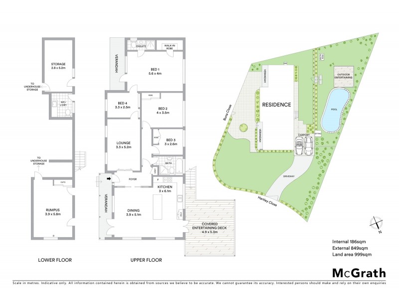 4 Hartley Close, Turramurra NSW 2074 Floorplan