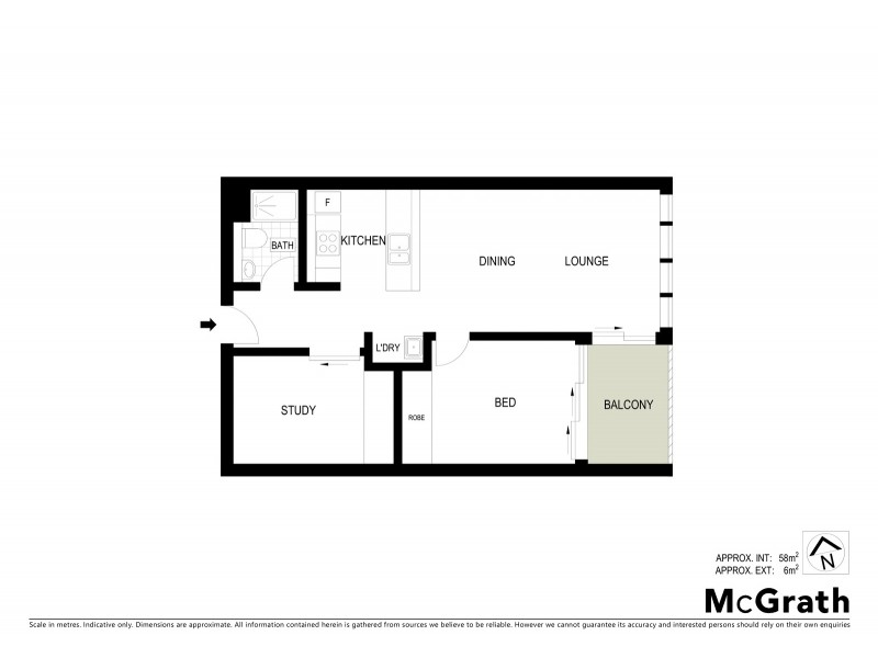 2211/45 Macquarie Street, Parramatta NSW 2150 Floorplan