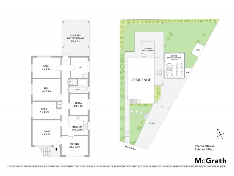 3 Alison Street, Seven Hills NSW 2147 Floorplan