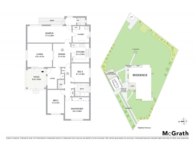 23 Highland Avenue, Toongabbie NSW 2146 Floorplan