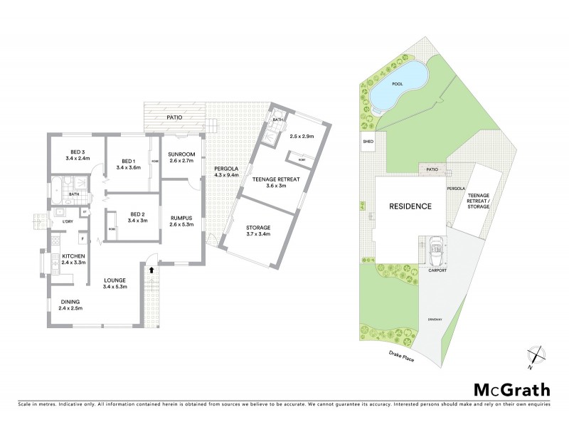 12 Drake Place, Blacktown NSW 2148 Floorplan