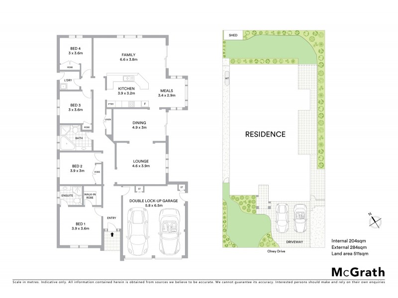 34 Olney Drive, Blue Haven NSW 2262 Floorplan