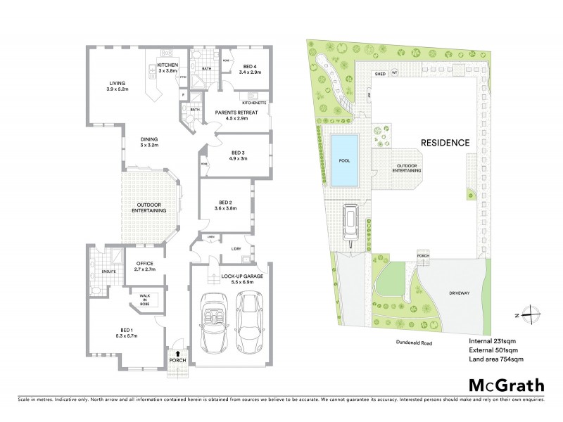 52 Dundonald Road, Hamlyn Terrace NSW 2259 Floorplan