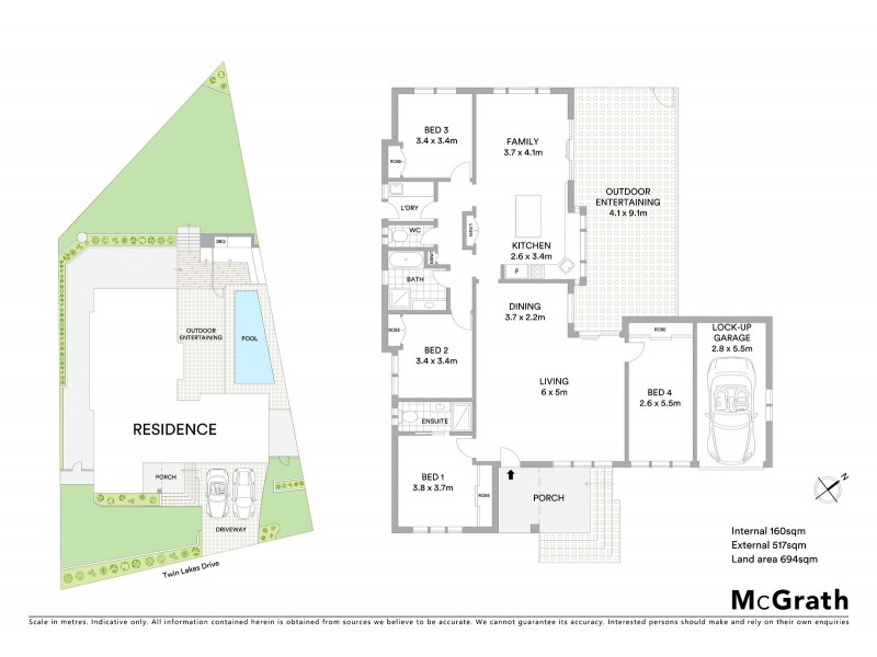 26 Twin Lakes Drive, Lake Haven NSW 2263 Floorplan