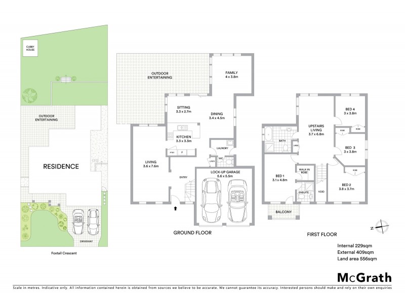 9 Foxtail Crescent, Woongarrah NSW 2259 Floorplan
