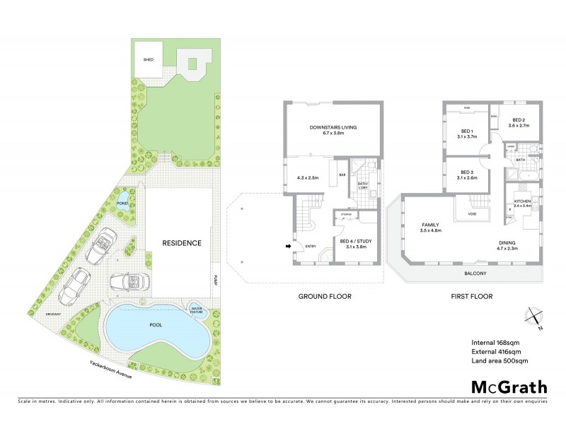 19 Yackerboom Avenue, Buff Point NSW 2262 Floorplan